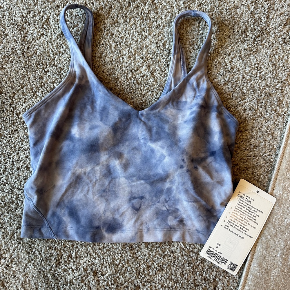 Lululemon Align Tank *Diamond Dye Diamond Dye Iced Iris Peri Purple